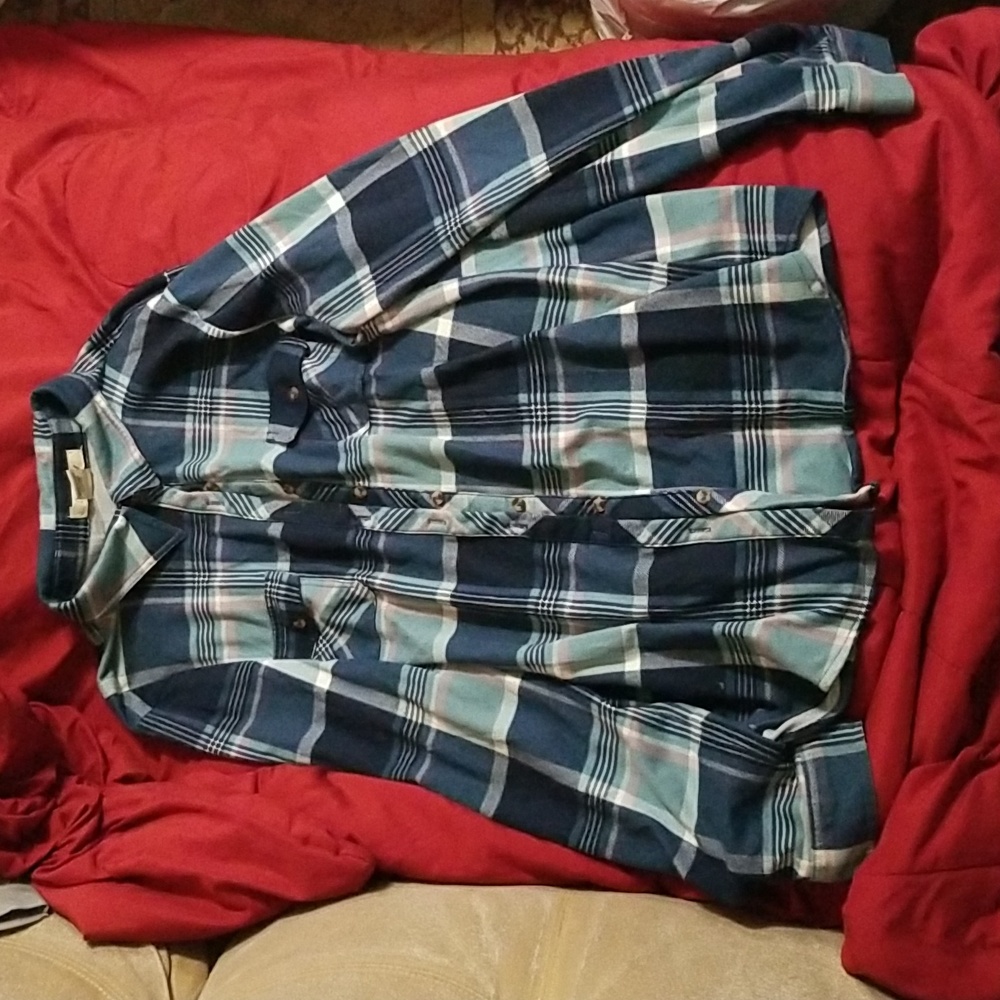 Blue flannel